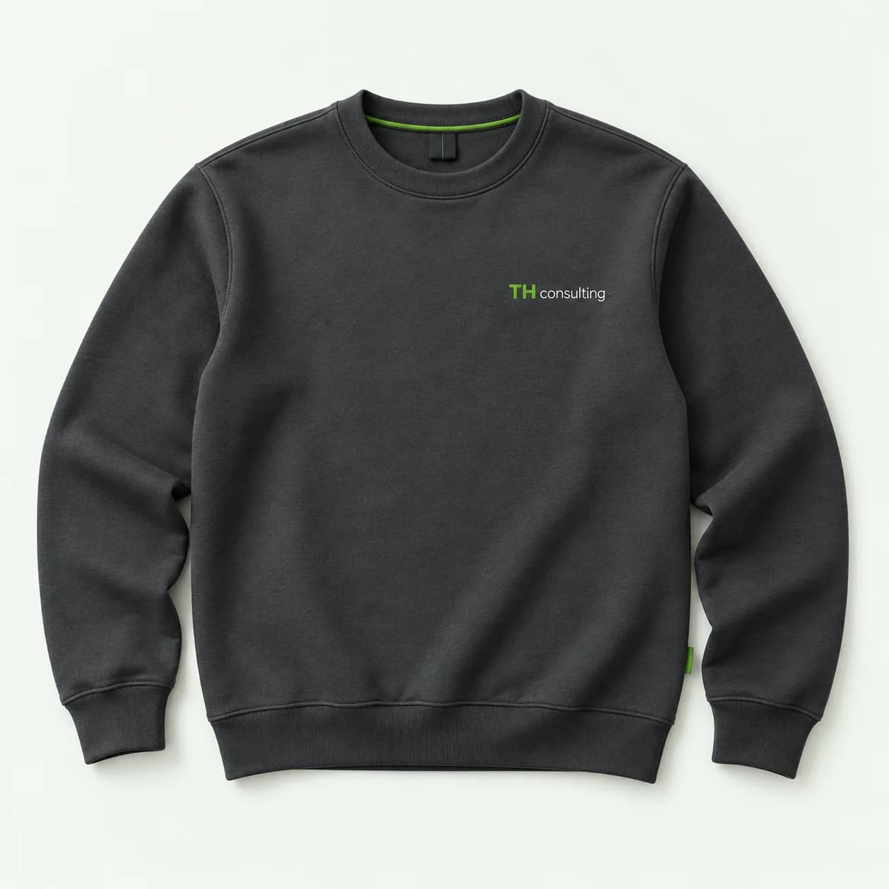 Crew-Neck Sweatshirt — Graphite