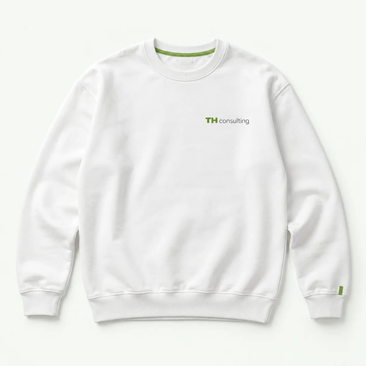 Crew-Neck Sweatshirt — White